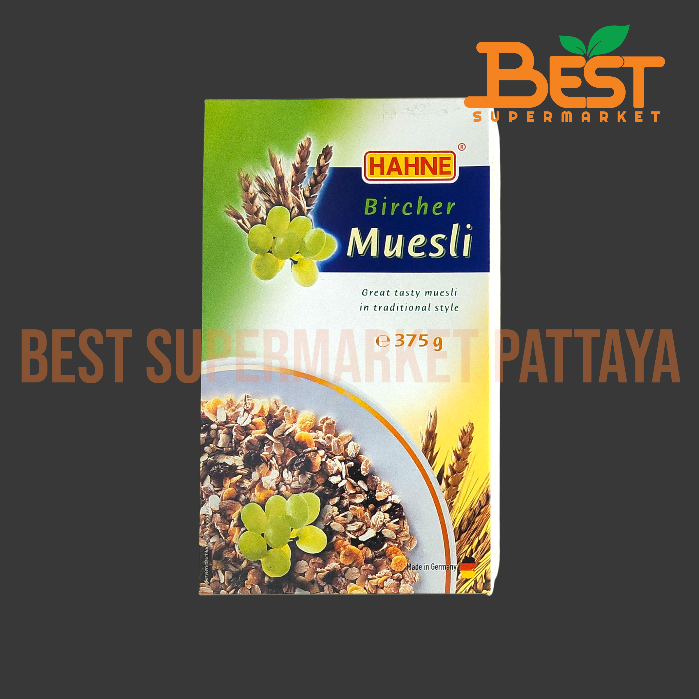 ฮาทเน่ เบิร์ชเชอร์ มูสลี่ 375 กรัม.HAHNE.Bircher Muesli 375 g.