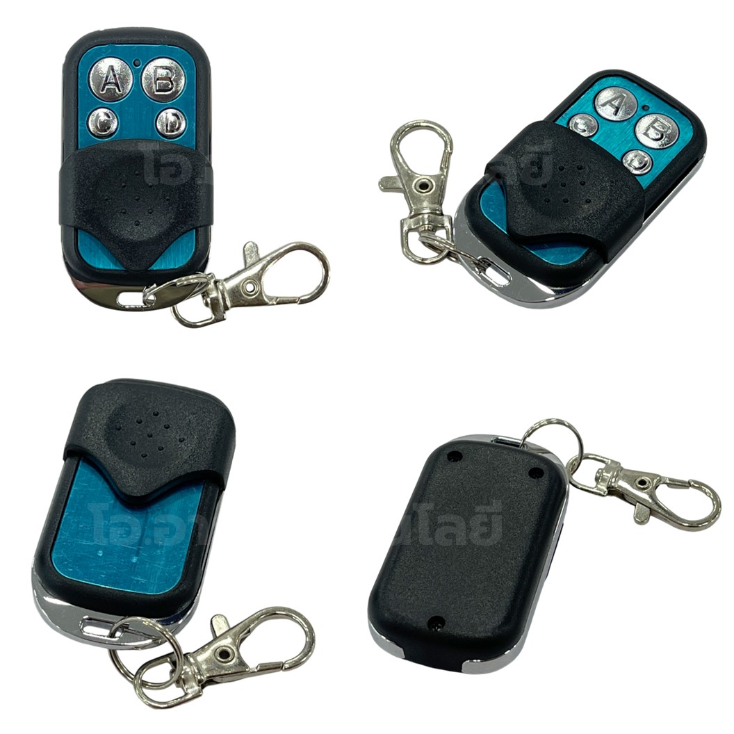 รีโมทควบคุม 4ปุ่ม พร้อมกล่อง 433MHz 12V/24V 4 Channel Relay Module Wireless Remote Control Switch กล่องควบคุมรีโมท 4ช่อง