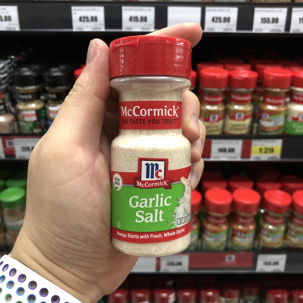 แม็คคอร์มิค การ์ลิค ซอลท์ (เกลือผสมผงกระเทียม) 148 ก. McCormick Garlic Salt 148 g.