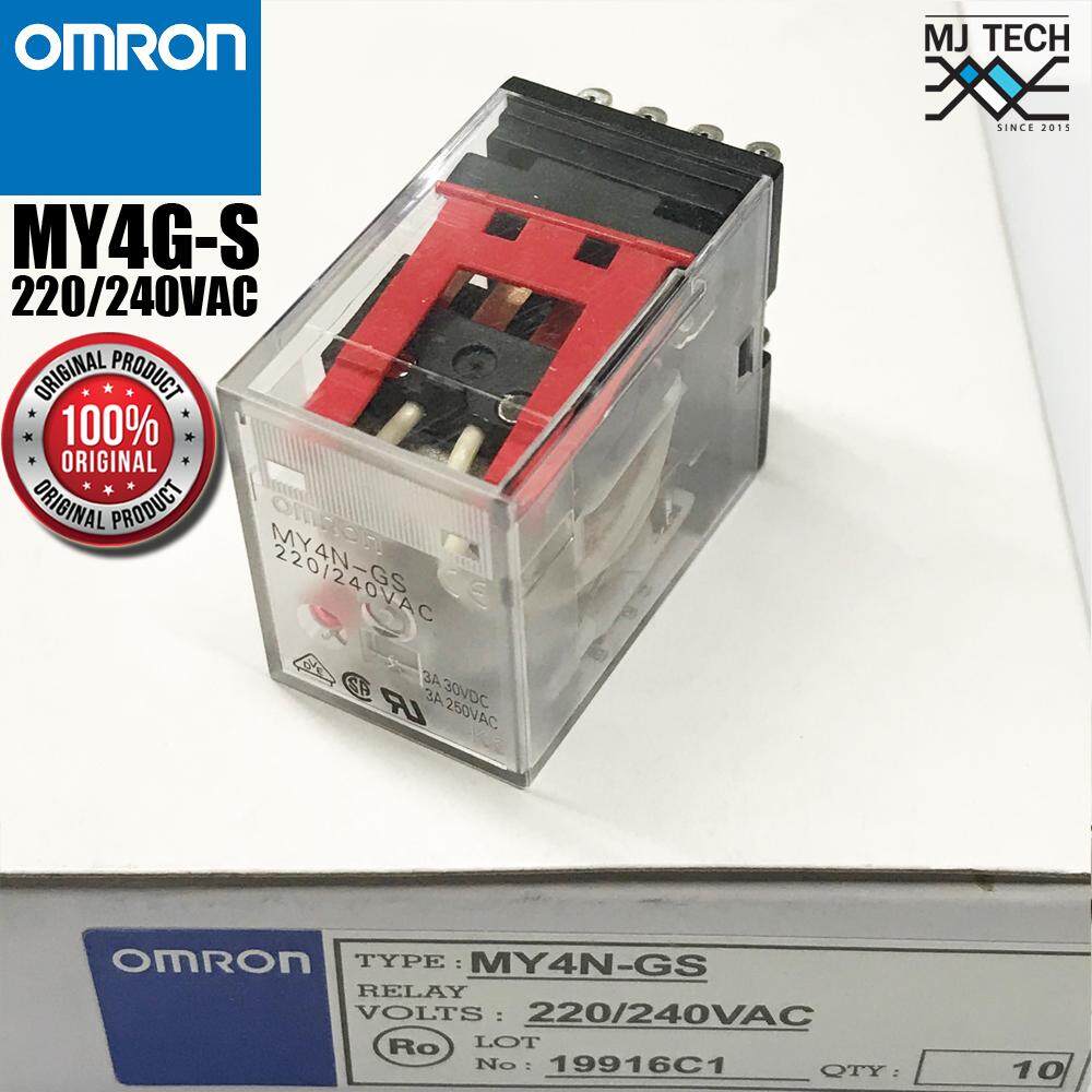 Omron RELAY Omron MY4N-GS 220/240VAC ของแท้