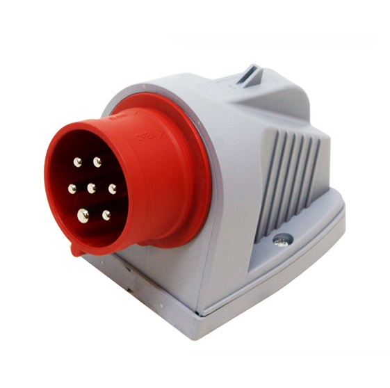 HTB517 เต้ารับตัวผู้ 7 ขา ปลั๊กสำหรับตู้เย็น 6P+E (7Pole) 16A 400V 6H "DAKO PLUG"