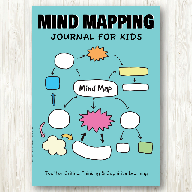 Mind Mapping Journal 2 สมุดโน๊ตฝึกทำมายแมพ ช่วยฝึกคิดและวางแผน