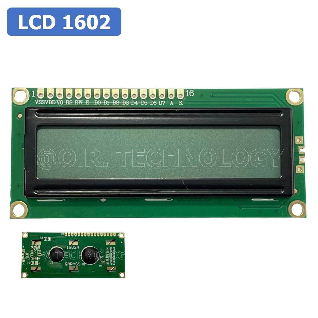 (1ชิ้น) NA125 โมดูลจอแสดงผล LCD1602 Gray without Backlight 5V จอแสดงผล หน้าจอ LCD Module