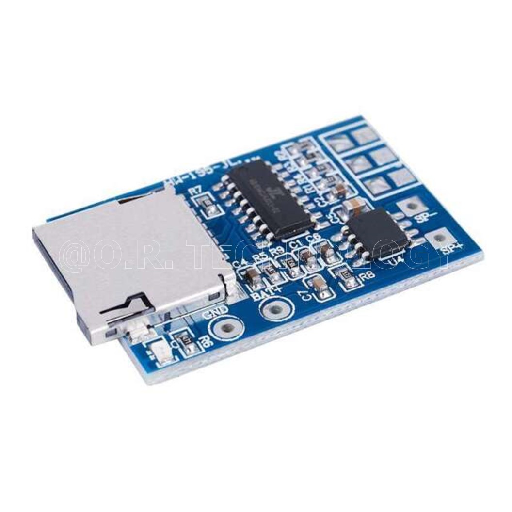 (1ชิ้น) NA385 โมดูลเล่นเสียงเพลง TF MP3 decoders and decoding module Input Voltage 3.75VDC