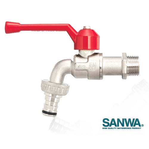 ก๊อกบอล SANWA ขนาด1/2" สนาม CKT15 (กล่องละ : 10)(ราคารวมแวท) ก๊อกอ่าง ห้องน้ำ อ่างล้างมือ ก๊อกน้ำซิงค์ {2600143903}