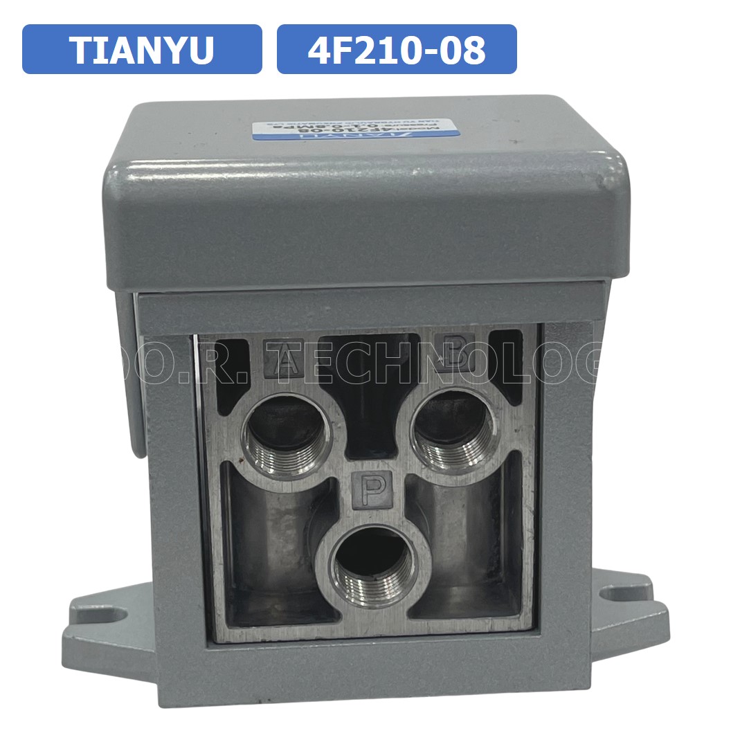 (1ชิ้น) 4F-210-08 เท้าเหยียบลม วาล์วเท้าเหยียบ Foot Switch Valve Pneumatic TIANYU 4F210-08