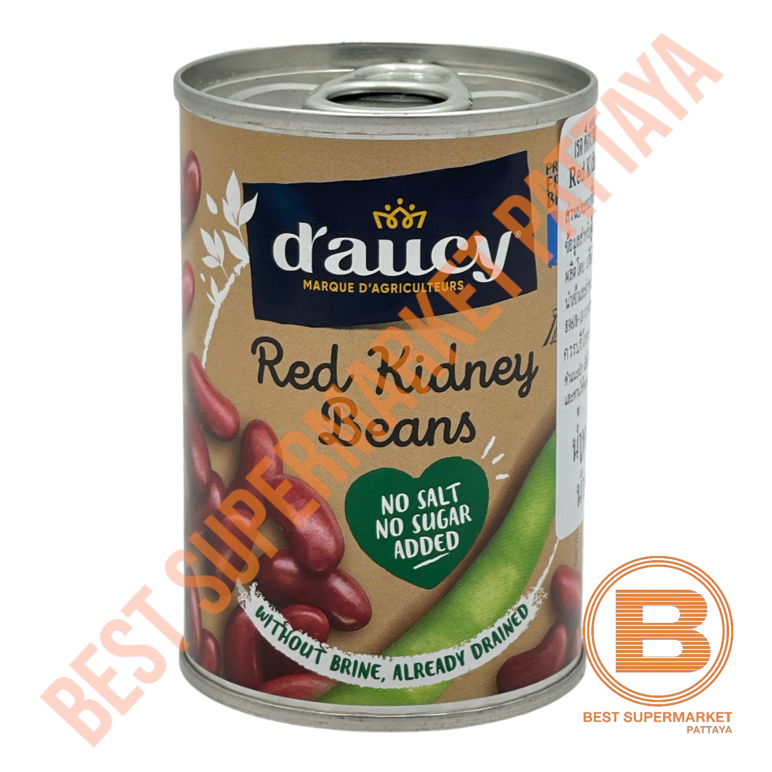 ดอร์ซี เมล็ดถั่วแดงพร้อมทาน 110 กรัม Daucy Red Kidney Beans 110 g.