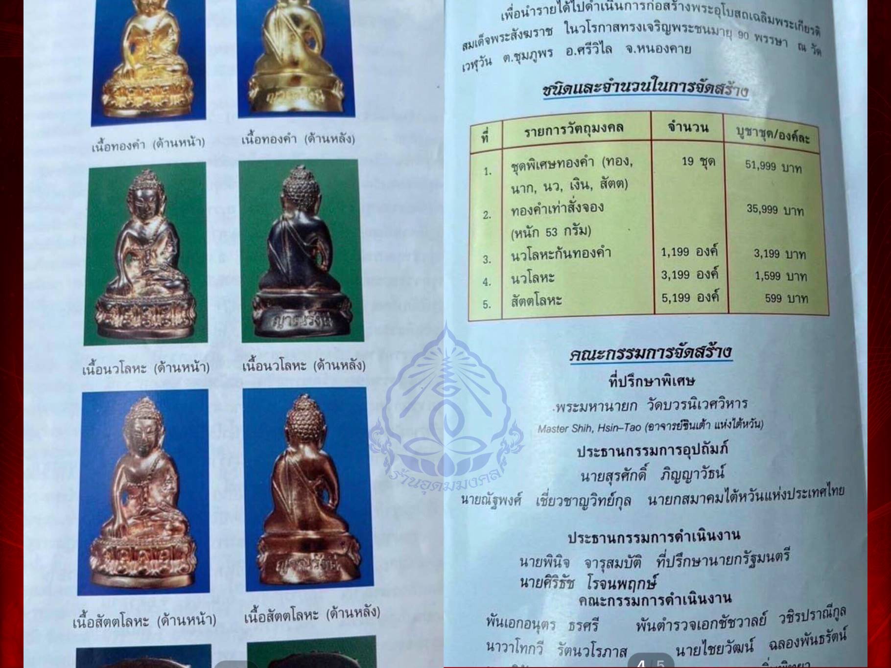 พระกริ่งญาณรังษี เนื้อสัตตะ จัดสร้างปี พ.ศ. 2544 พร้อมกล่องเดิม บรรจุเส้นพระเกศาสมเด็จพระสังฆราชเจ้า กรมหลวงวชิรญาณสังวร (เจริญสุวัฑฒโน) และทรงเมตตาอธิฏฐานจิต