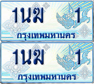ทะเบียนรถตู้ 1 รถตู้ป้ายฟ้า 1นฆ 1 ทะเบียนประมูล (6)