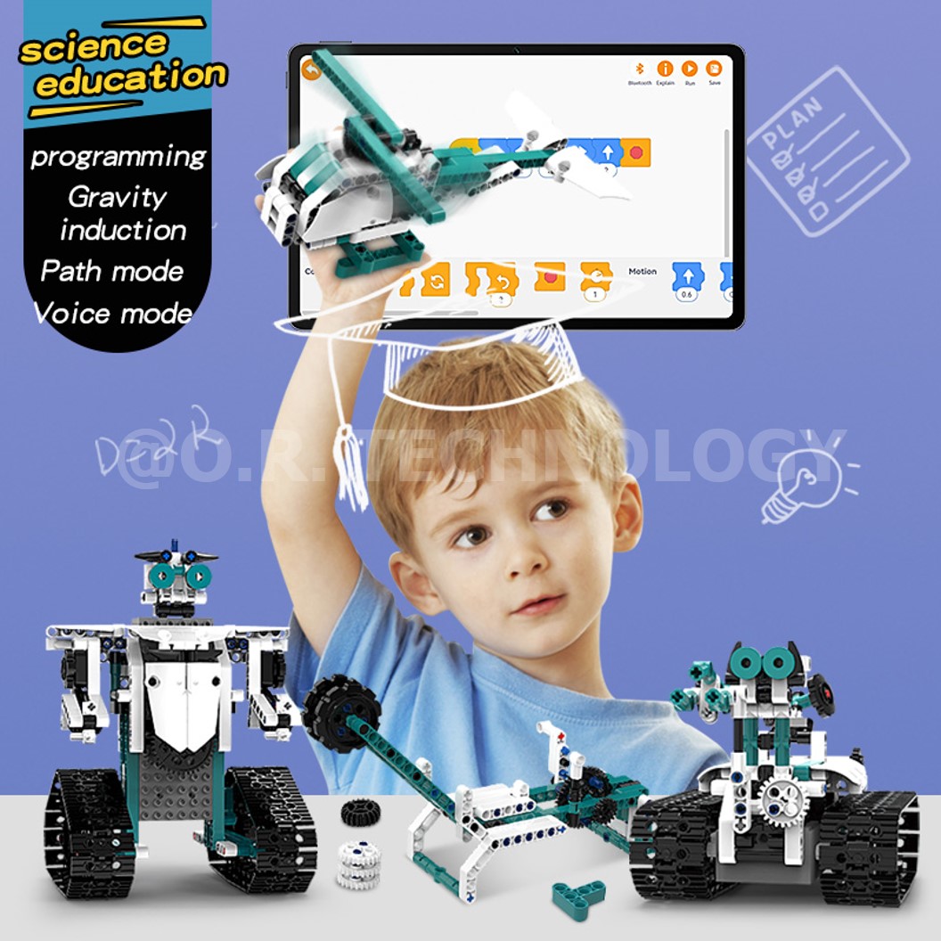 KEEYEE WORLD K96131 ชุดเรียนรู้ เสริมทักษะ Diverse Building Blocks ตัวต่อ STEAM Educational Programmable Robot Kit Building Block