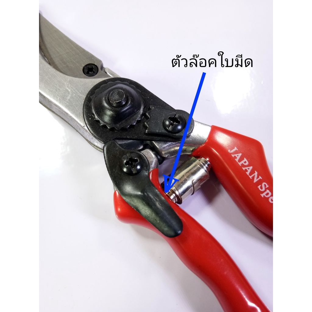 กรรไกรตัดกิ่งไม้ SONIC 8" (รุ่นแถมสปริงและใบมีด)(ราคารวมแวท)กรรไกรตัดกิ่งไม้ด้ามสั้น กรรไกรตัดแต่งกิ่ง {0700206501}