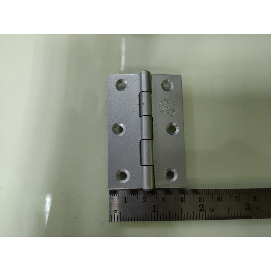 บานพับตู้(ราคารวมแวท) บานพับประตูหน้าต่าง ขนาด 2'' - 2.5'' (ขายยกกล่อง) สแตนเลส เหล็ก