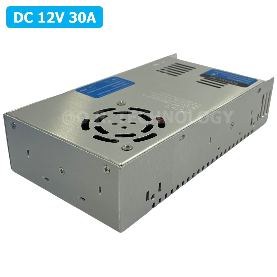 (1ชิ้น) GIPS-001 DC 12V 30A สวิตช์เพาเวอร์ซัพพราย Switching Power Supply แหล่งจ่ายไฟ หม้อแปลงไฟ 220VAC to 12VDC