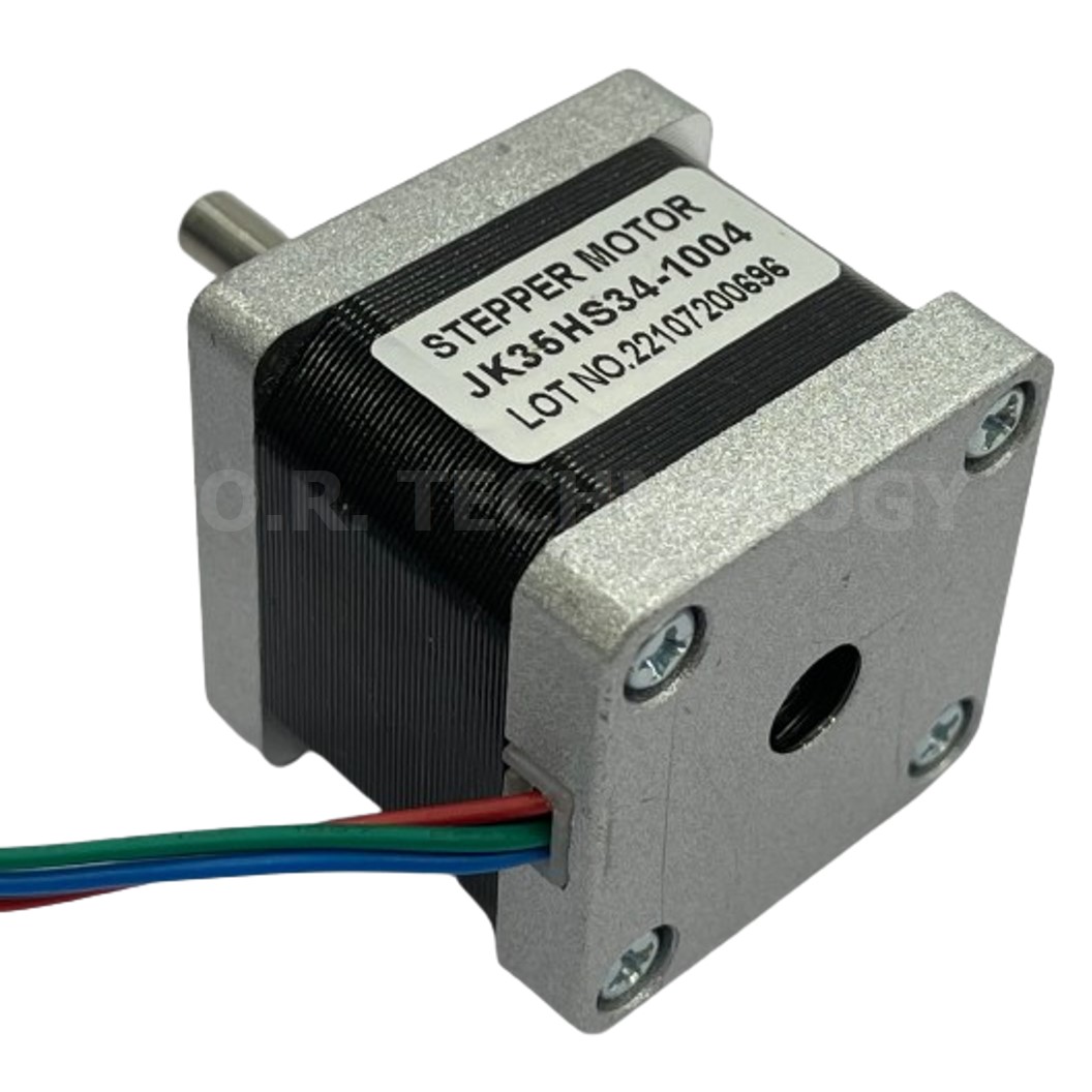 (1ชิ้น) JA004 สเต็ปเปอร์มอเตอร์ Stepper Motor JK35HS34-1004 NEMA14 (Round Shaft 1.8°) สเต็ปปิ้งมอเตอร์ Stepping Motor