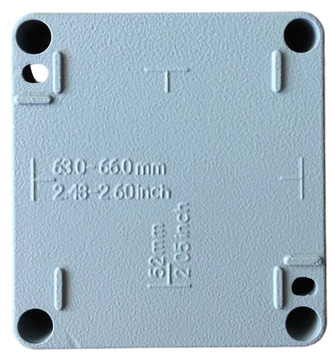 LV0807 กล่องอลูมิเนียม (Aluminum Enclosure IP66) Size :82x77x58mm.TIBOX