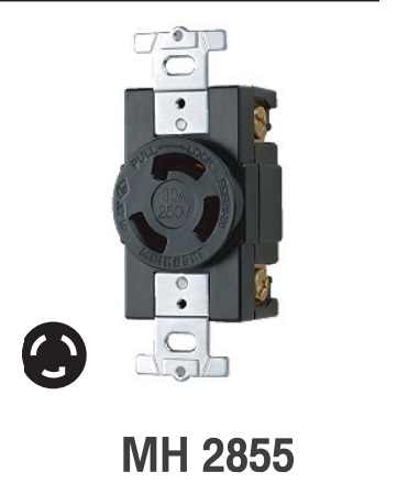 Meikosha MH2855 เต้ารับตัวเมีย 3P 30A 250V