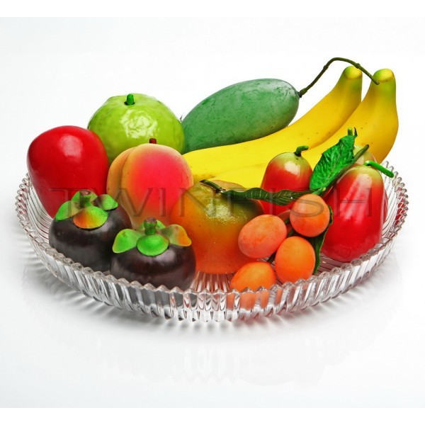 ADPW1-13 จานโชว์อาหารอคิลิคใส 13 นิ้ว