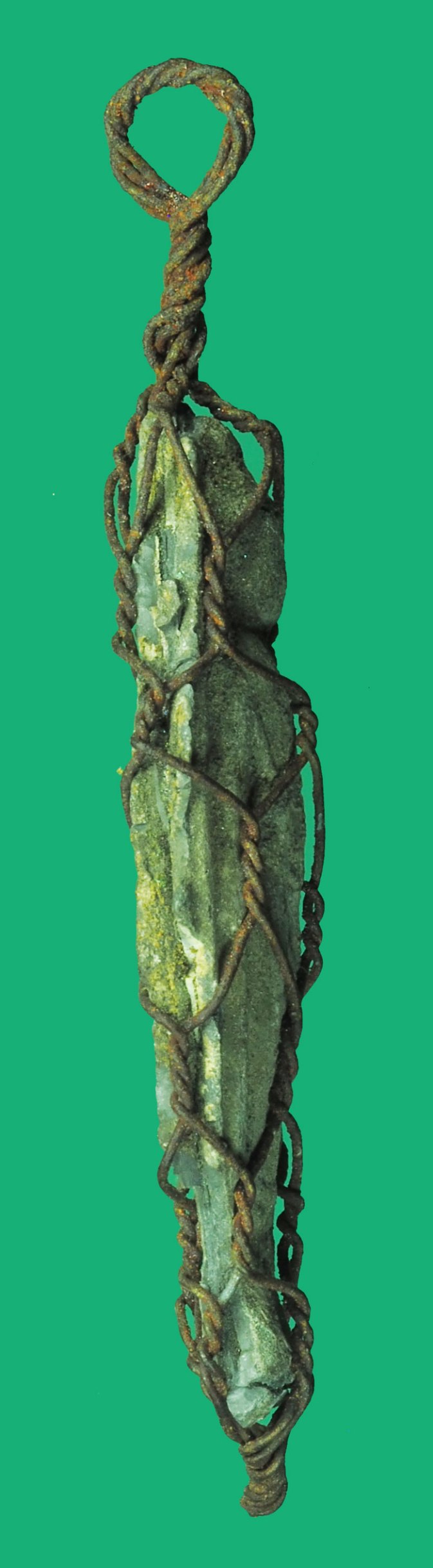 ขายแล้ว*39985 พระร่วงยืน กรุทับคล้อ พิจิตร เนื้อชินเงิน ถักลวดเก่า 13