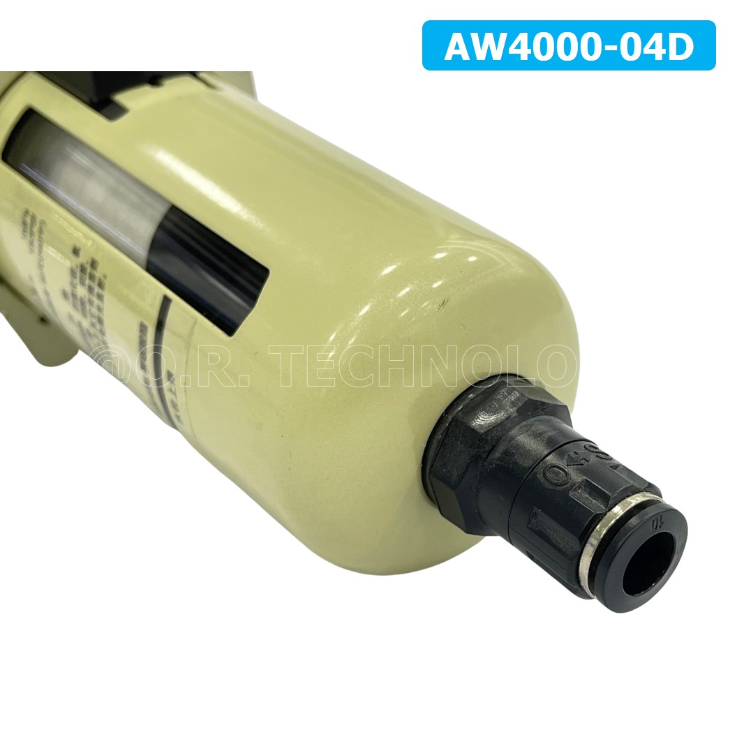(1ชิ้น) AW4000-04D ชุดกรองลมปรับแรงดัน Auto Drain ระบายลมออก แบบอัตโนมัติ Air Filter Regulator AW Pneumatic TIANYU ชุดกรองลม + ตัวปรับลม