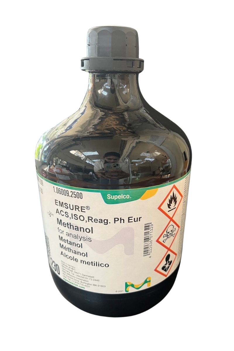 106009.2500 Methanol for analysis EMSURE® ACS,ISO,Reag. Ph Eur 2.5 L , Merck