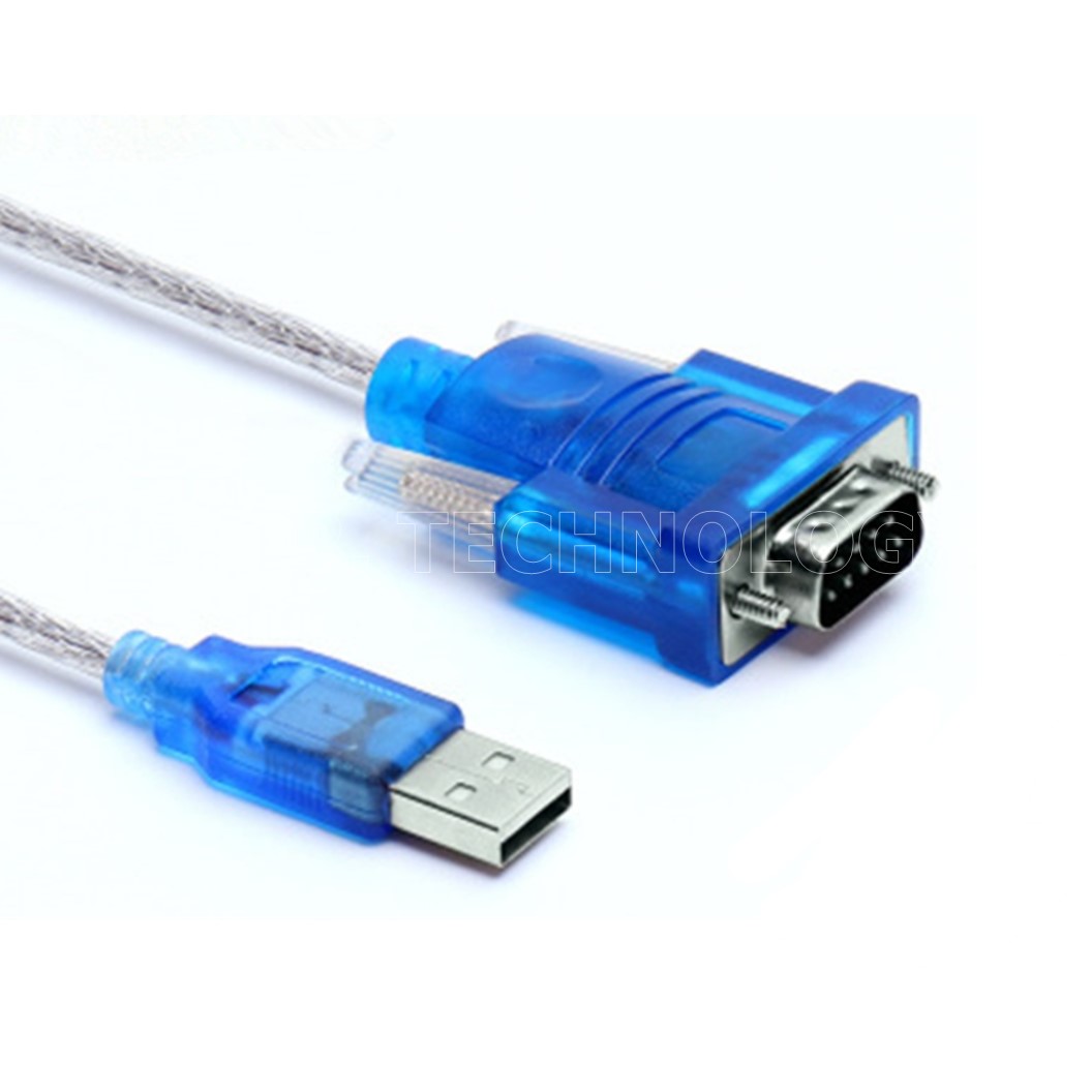 (1ชิ้น) AC149 สายเชื่อม สายต่อ HL-340 USB serial port (COM) USB to RS232 USB nine serial line support Windows 7-64