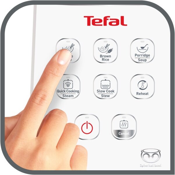 TEFAL หม้อหุงข้าวดิจิตอล กำลังไฟ 750 วัตต์ ความจุ 1.8 ลิตร รุ่น RK732166
