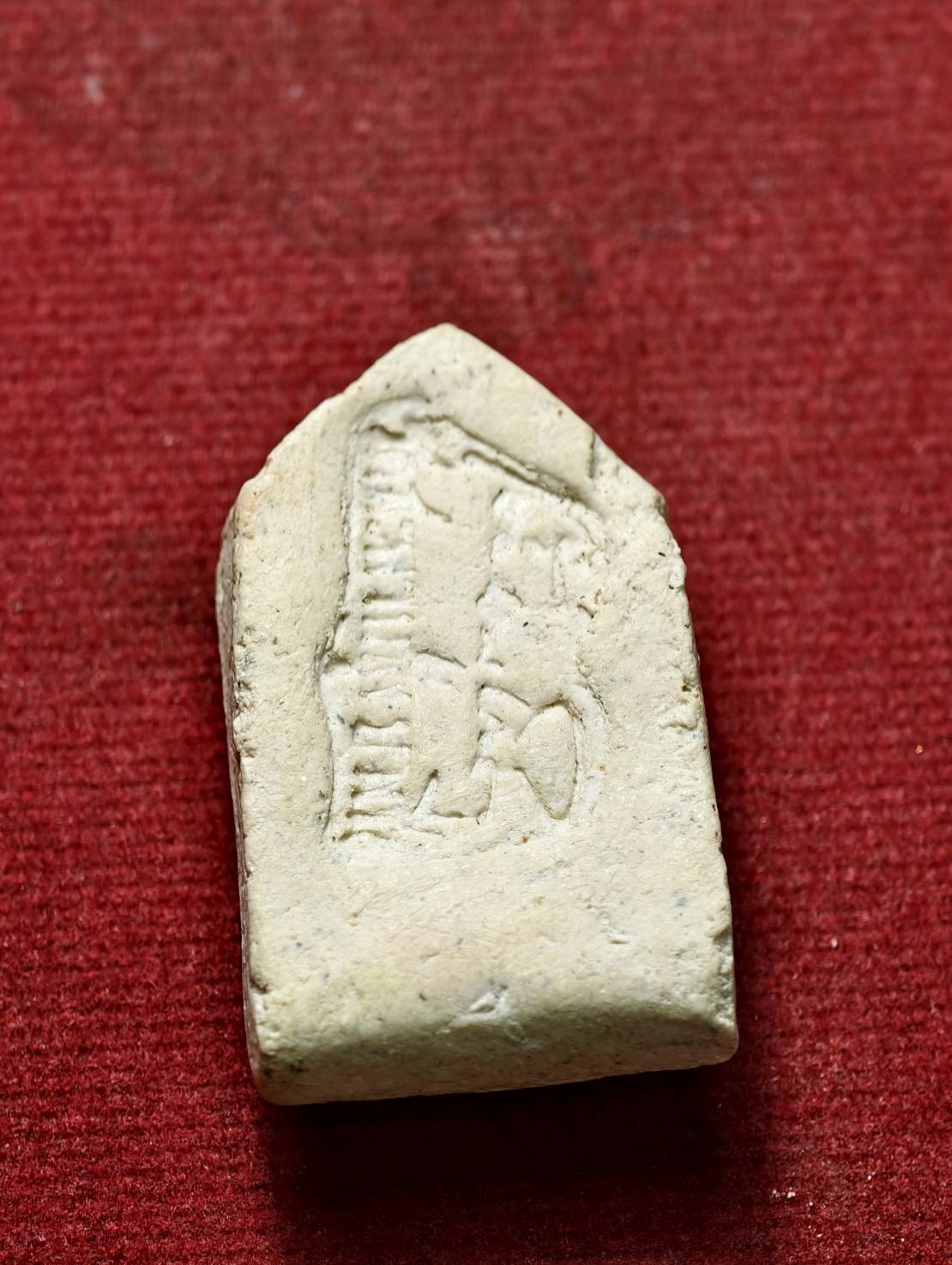 พระสมเด็จประทานพร (หายากมาก) เนื้อผสมผงเก่าบางขุนพรหม อาจารย์เชื้อ วัดสะพานสูง กรุงเทพฯ ปี ๒๕๐๐ (SKU-13459)