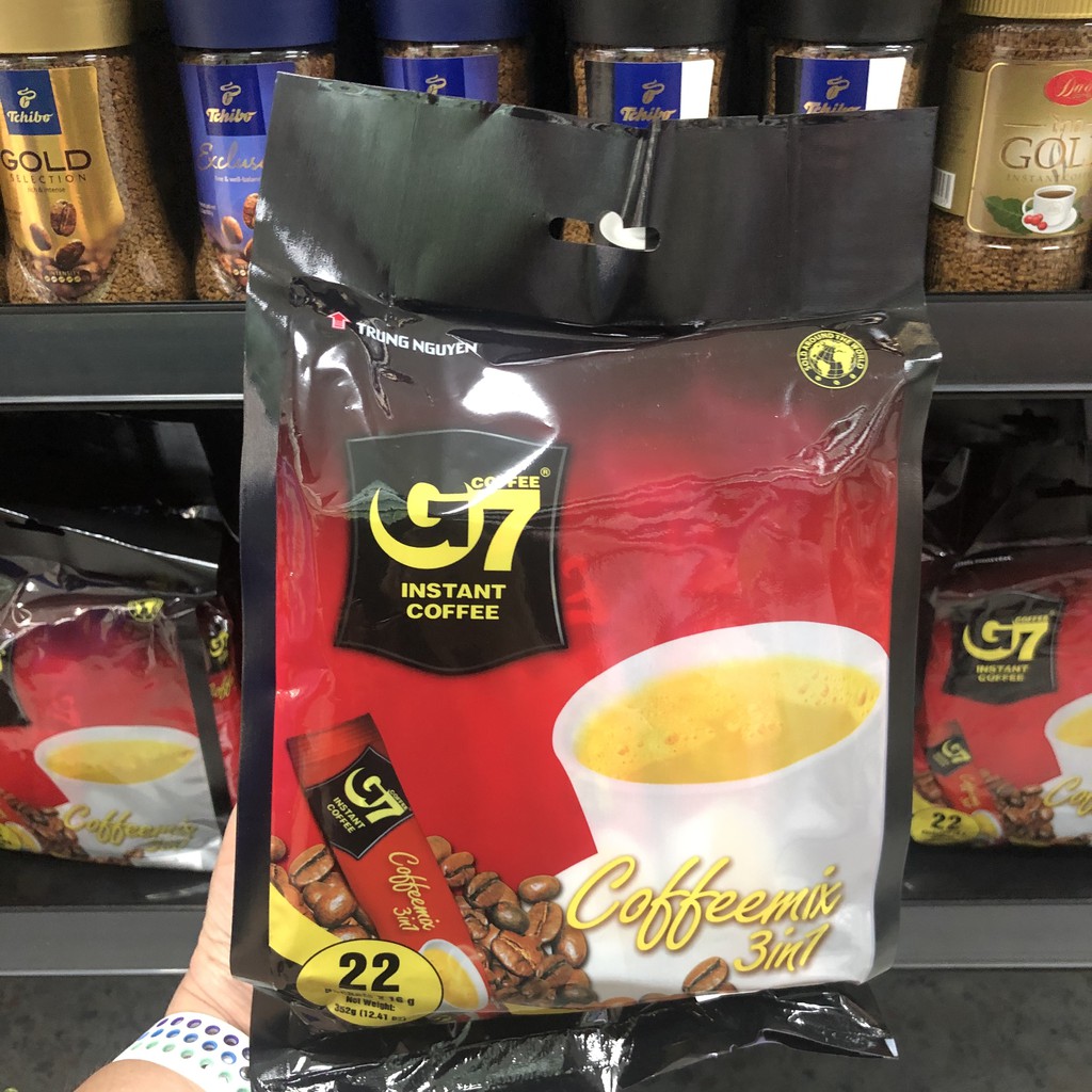 G7 กาแฟ เวียดนาม ปรุงสำเร็จ 3 อิน 1 22 ซอง