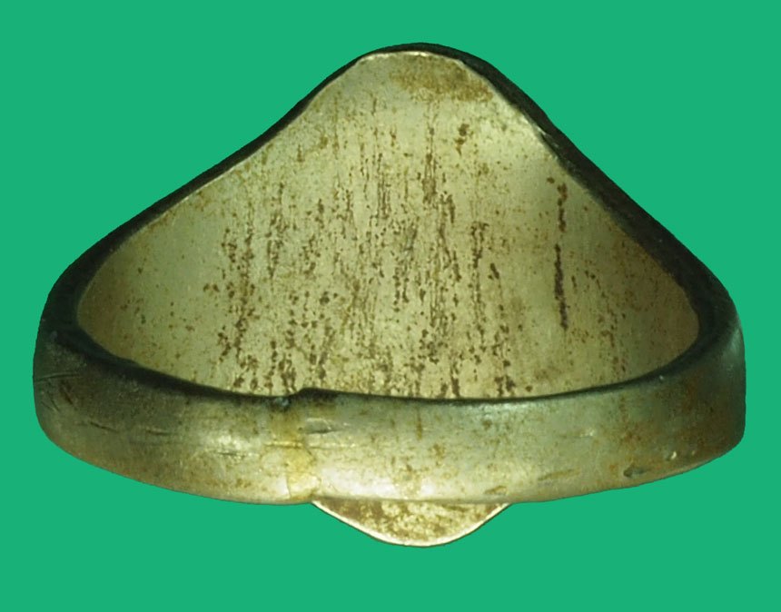 *37910 เเหวนพระพุทธโสธร วัดโสธรวรวิหาร ฉะเชิงเทรา ปี 2508 เนื้ออัลปาก้า ไม่ค่อยพบเจอ 25