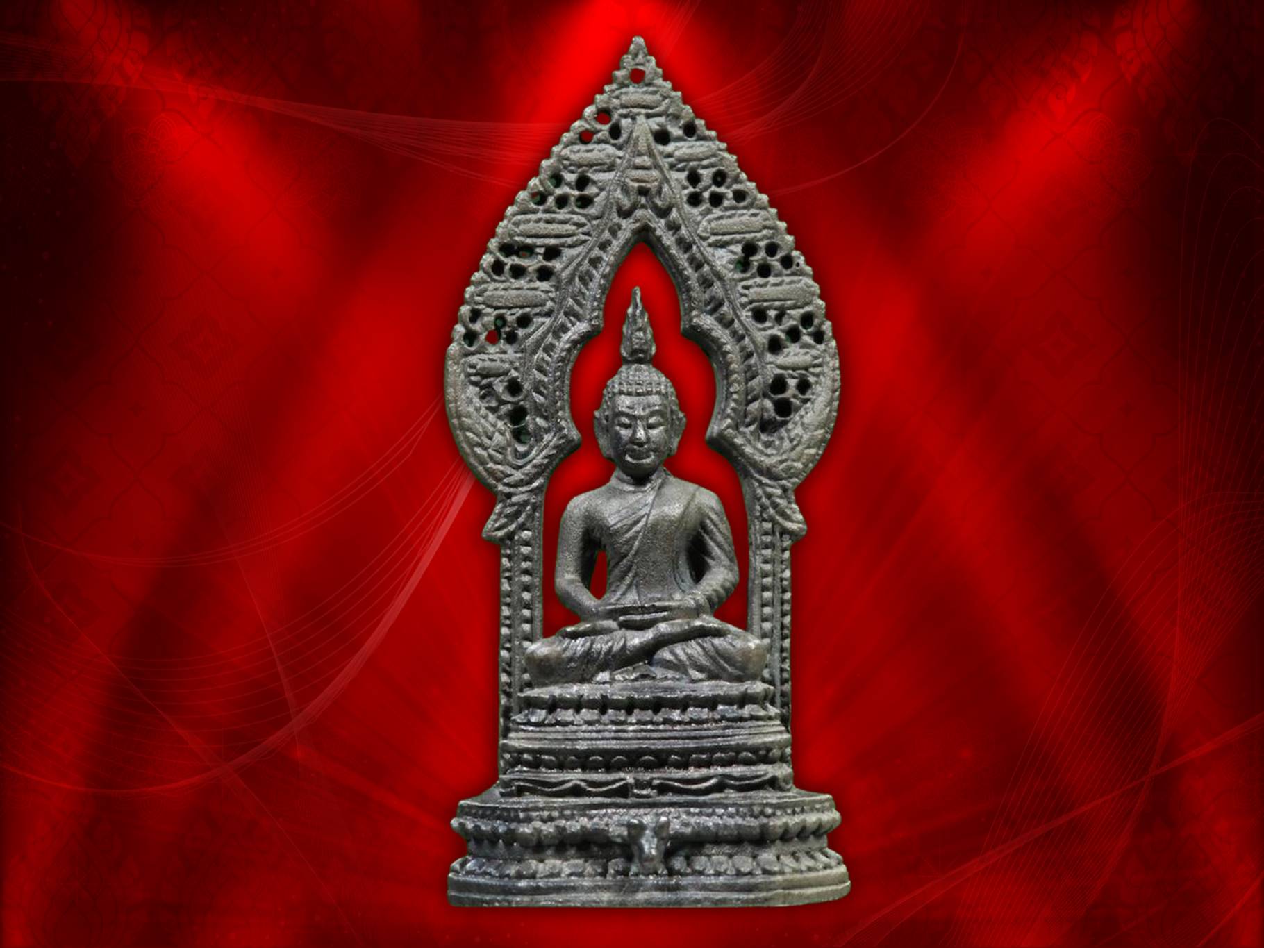 พระนิรันตราย เนื้อเงิน + กาไหล่ทอง ชุดกรรมการ ปี 2557 วัดนิเวศธรรมประวัติ จังหวัดพระนครศรีอยุธยา เนื้อเงิน 96.24% ทองแดง 3.75 นับว่าสูงมาก ครับ