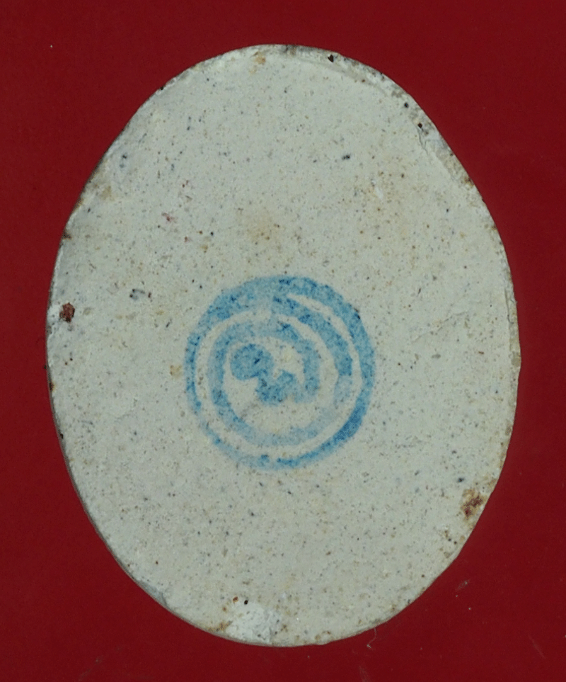 *27762 พระหลวงปู่ทวด หลังยันต์ปั้มหมึกน้ำเงิน ไม่ทราบที่และปีสร้าง 6