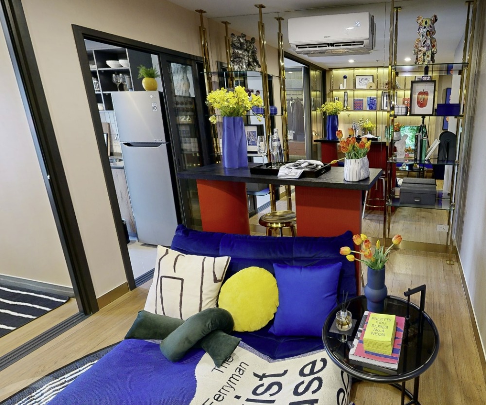 ขายดาวน์ โครงการ The Line Vibe ห้องวิวเทพไม่บล๊อค วิวเมืองสวยๆ ขายถูกมาก ชั้น 32 ขนาด 36.5ตรม. (1BM-1) ทิศใต้ วิวไม่บล๊อค