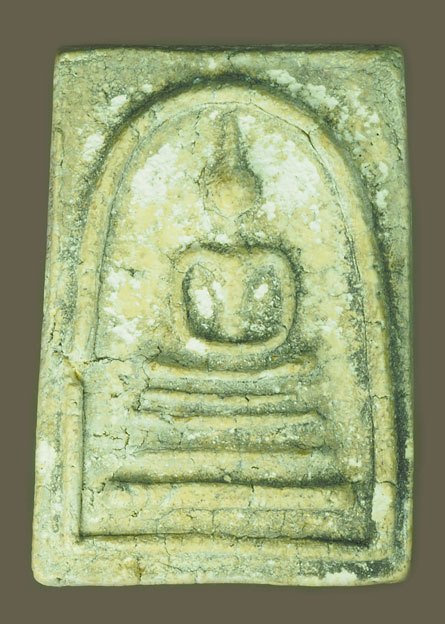 *38237 พระสมเด็จหลังตราแผ่นดิน หลวงปู่นาค วัดระฆัง ปี 2495 เนื้อผง 9