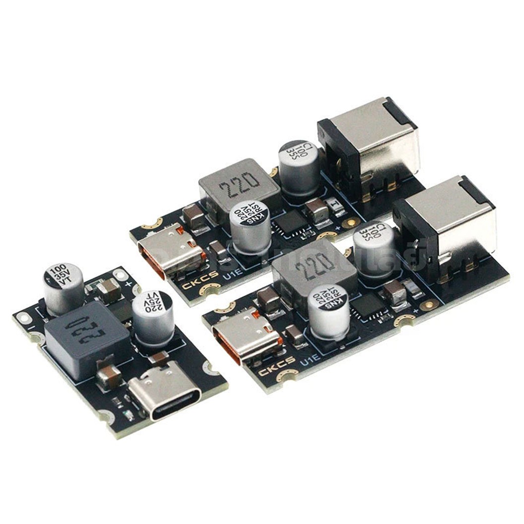 PD65W โมดูลชาร์จแบตเตอรี่ ชาร์จเร็ว USB Type C PD65W Fast Charging module Type-C PD3.1 QC3.0 โมดูลชาร์จเร็ว Quick Charger Input 8-30VDC