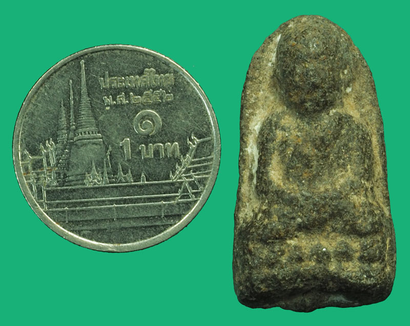 *37341 พระหลวงพ่อปู่ทวด เนื้อผงผสมว่าน เก่าไม่ทราบที่และปีสร้าง 11