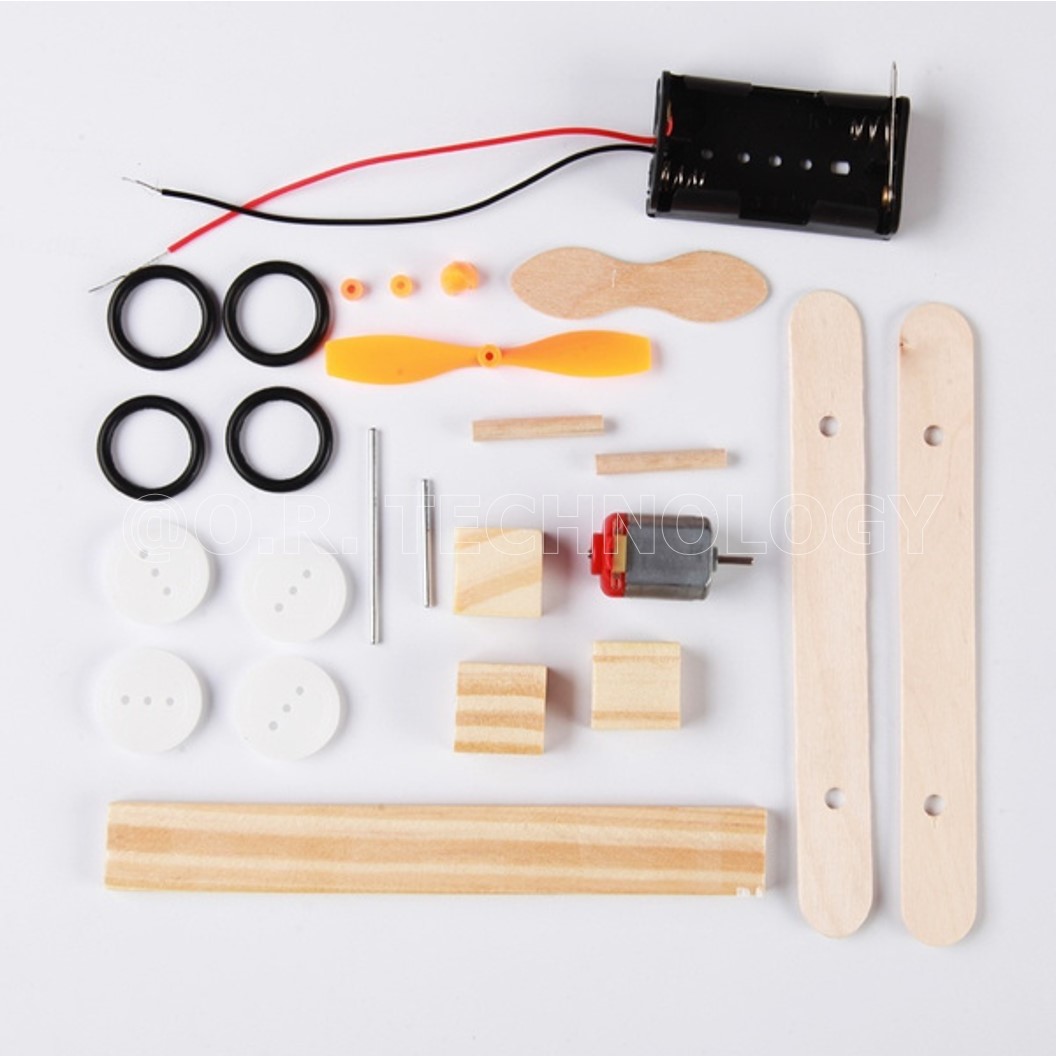 (1ชิ้น) AD112 ชุดประกอบไม้ เครื่องบิน DIY Educational Toy Set Constructional Learning Bricks for Boys And Girls Wooden Building Plan