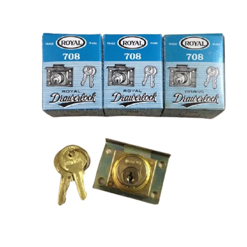 กุญแจลิ้นชัก 747, 708, 808, 888 (ราคารวมแวท) อุปกรณ์เสริมที่ใช้ติดตั้งกับ ลิ้นชัก ตู้เสื้อผ้า เฟอร์นิเจอร์ต่างๆ