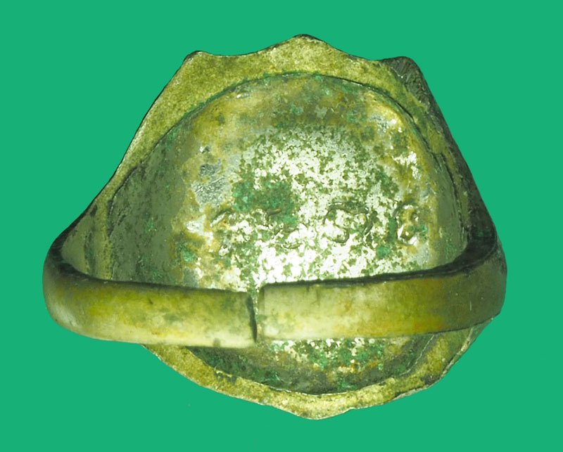 ขายแล้ว*40336 แหวนหลวงปู่ทวด วัดช้างไห้ ปัตตานี ชุบนิเกิล ไม่ทราบที่และปีสร้าง 11