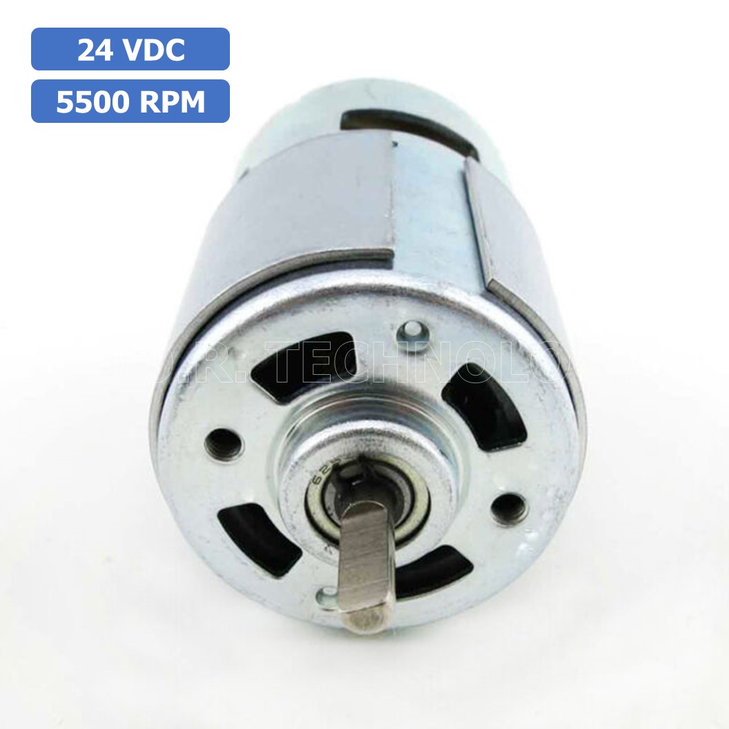 (1ชิ้น) JB184 มอเตอร์ 775 24VDC 5500RPM มอเตอร์ความเร็วสูง มอเตอร์สว่าน แกนขนาด 5mm DC Motor 775 D Shaft
