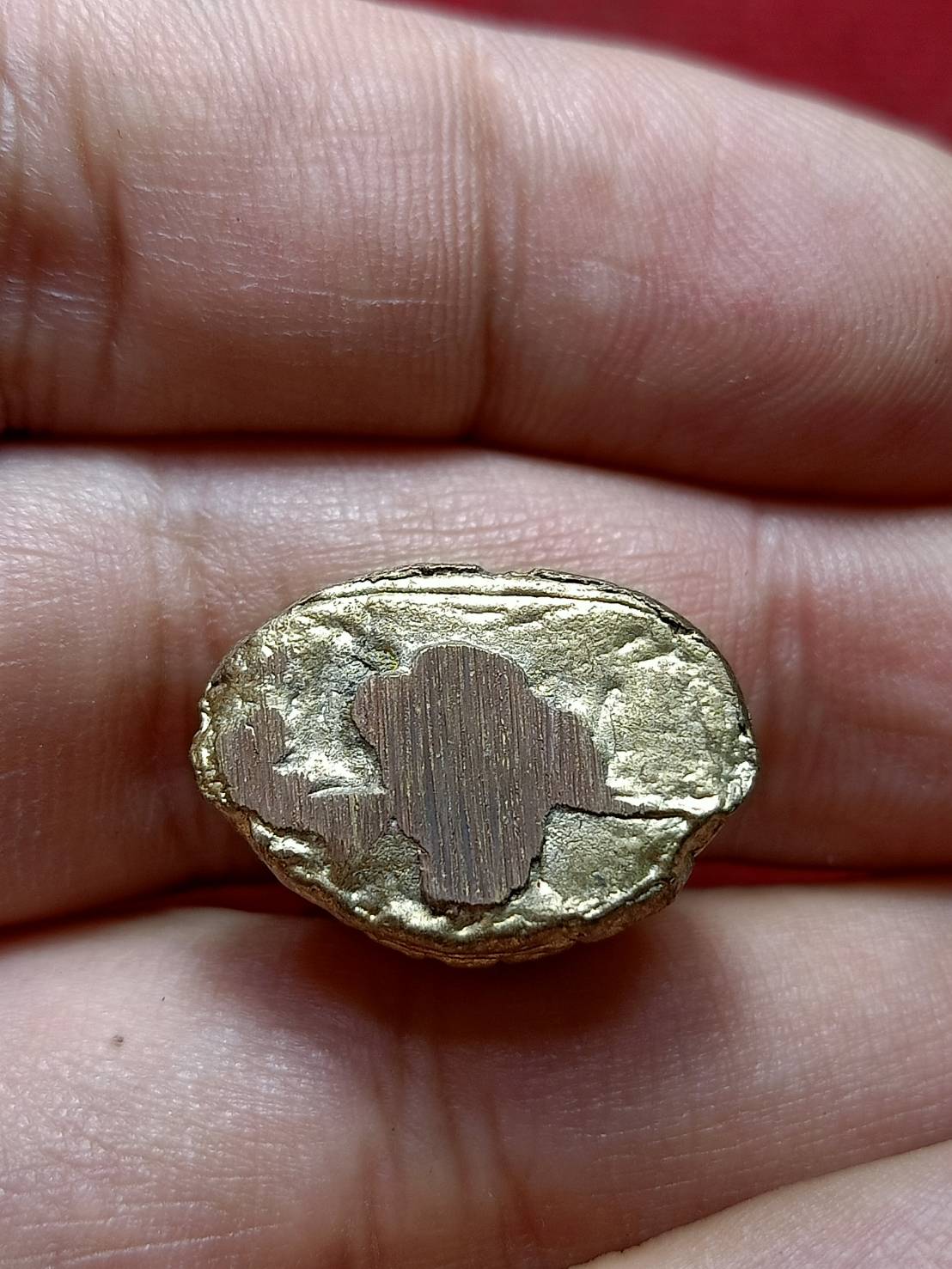 รูปหล่อโบราณเนื้อทองผสมรุ่นแรก หลวงพ่อเกิด วัดโพธิ์แทน จ.นครนายก (SKU-08516)