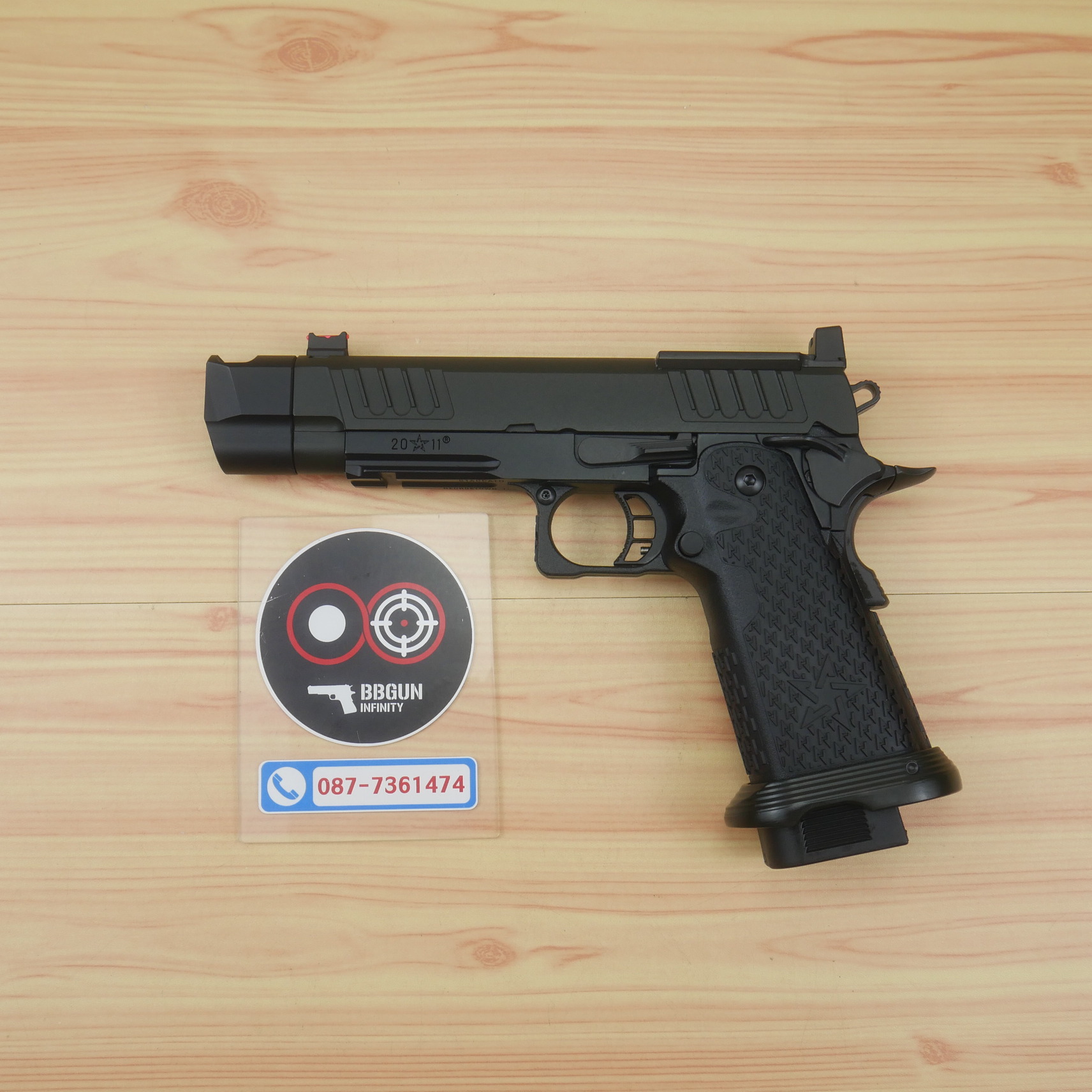 บีบีกันอัดแก๊ส ARMY R611-2 EMG Staccato P Comp 2011 VIP Grip BB GUN