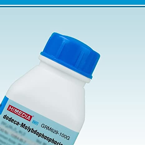 MOLYBDOPHOSPHORIC ACID (Phosphomolybdic Acid) AR Himedia 100 GM GRM629
