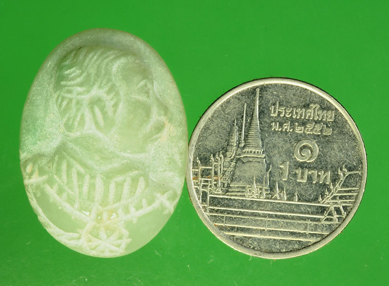 *29788 หยกแกะในหลวงรัชกาลที่ 5 ไม่ทราบที่และปีสร้าง 5