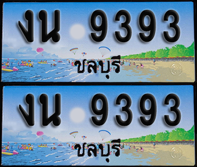 ทะเบียน 9393 – งน 9393 ชลบุรี (1)