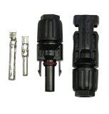 แจ๊คต่อแผงโซล่าร์เซลล์ MC4 จำนวน 1 คู่ ( 1 pair solar connector MC4 male/female )