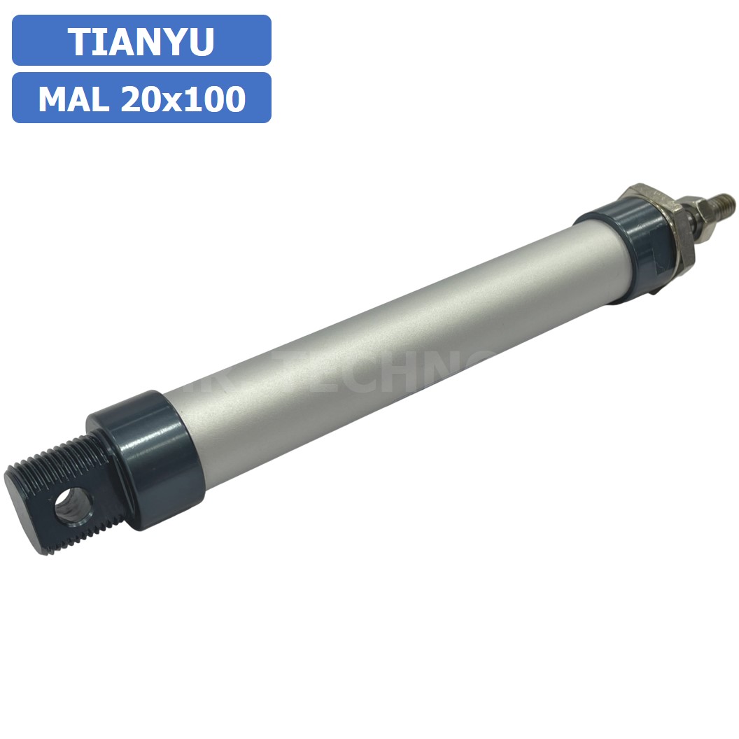 กระบอกลม ขนาดเล็ก รุ่น MAL 20x100 (Mini Air Cylinder Series) Pneumatic Cylinder กระบอกลมนิวเมติก