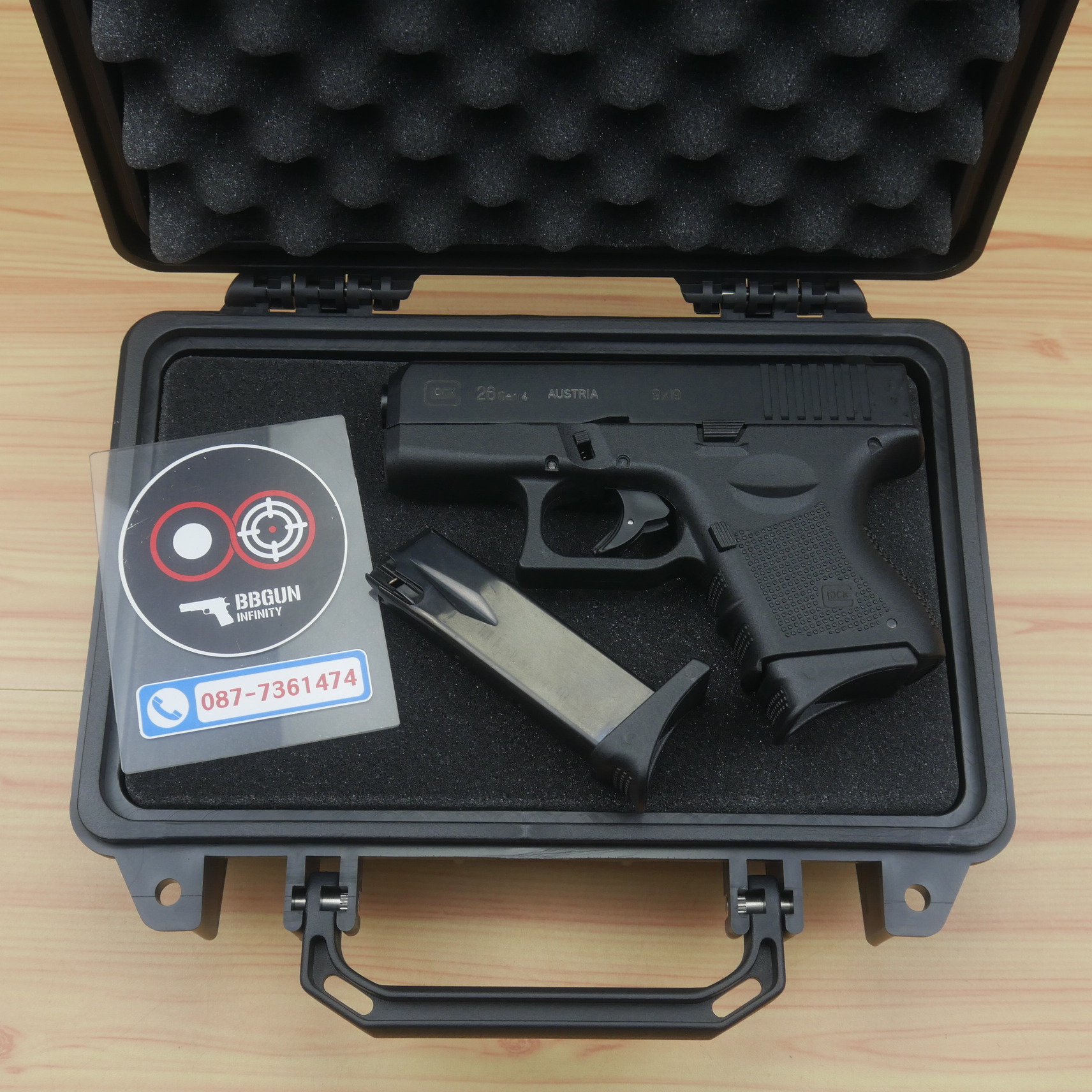 แบลงค์กัน RETAY Glock26 Gen4 Auto ( ได้ 2 แม๊กกาซีน ) BLANK GUN