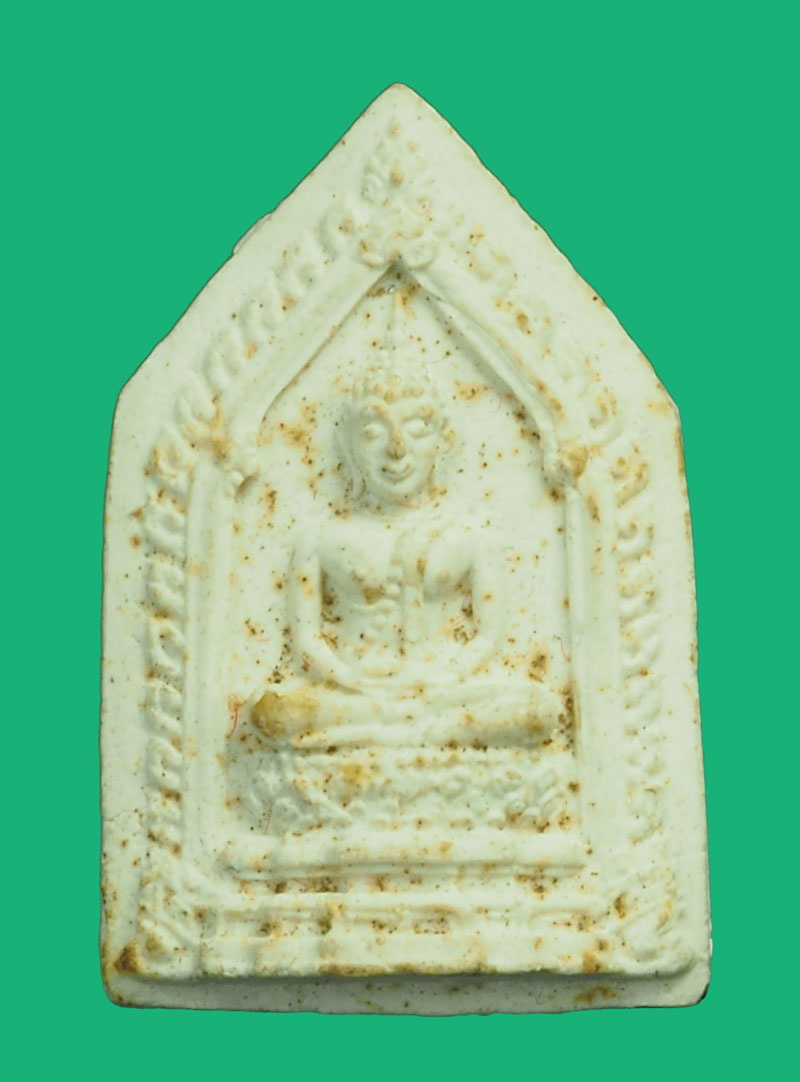 *35563 พระพุทธหลังยันต์ เนื้อผง ไม่ทราบที่และปีสร้าง 9