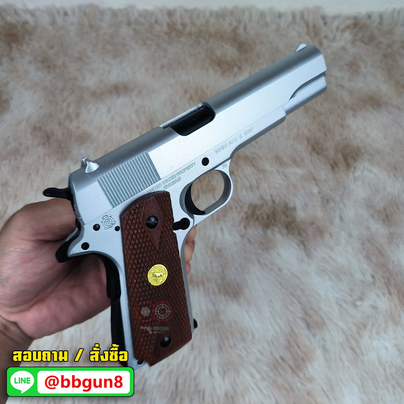 Army Armament (R31S) Colt M1911A1 (Silver)