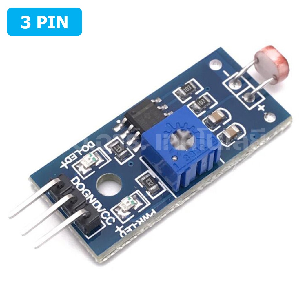 เซนเซอร์ตรวจจับแสง Photosensitive Sensor 3Pin 4Pin LDR Photoresistor Sensor Module